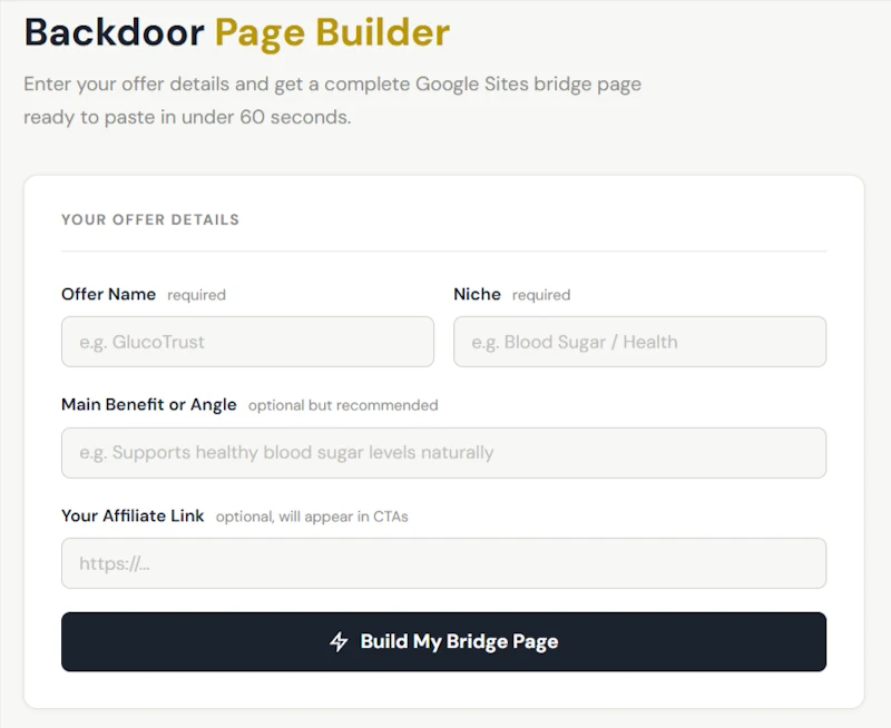 Backdoor Page Builder