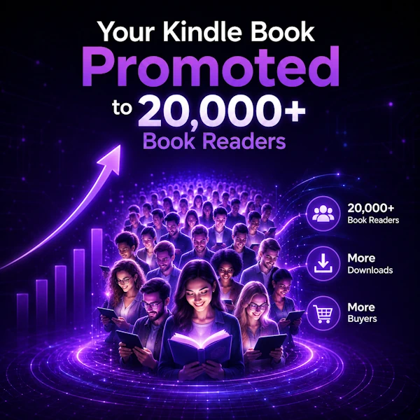 Your book promoted to 20,000 readers